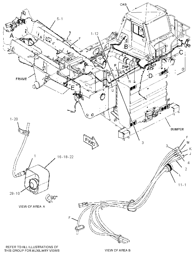 WIRING GP-OBJECT DETECTION 3539416 CAT
