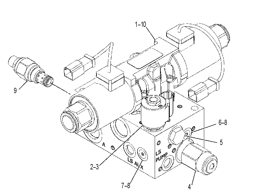 VALVE GP-WINCH CONTROL 3813831 CAT
