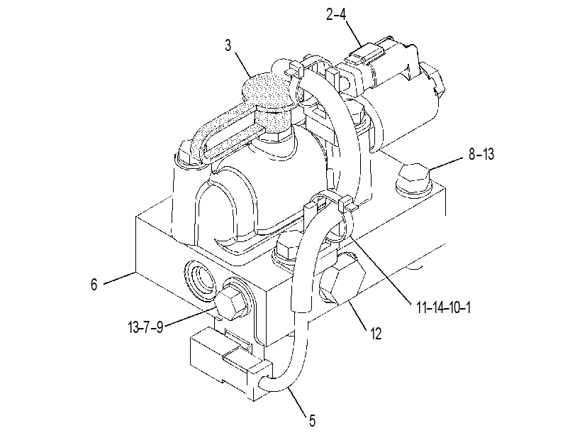 VALVE & MTG GP-LOCKUP CLUTCH 3679108 CAT