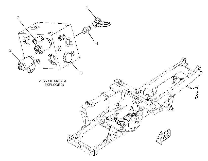 VALVE & MTG GP-BRAKE 3004112 CAT