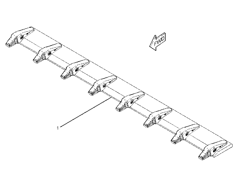 Режущая кромка 3550021 CAT