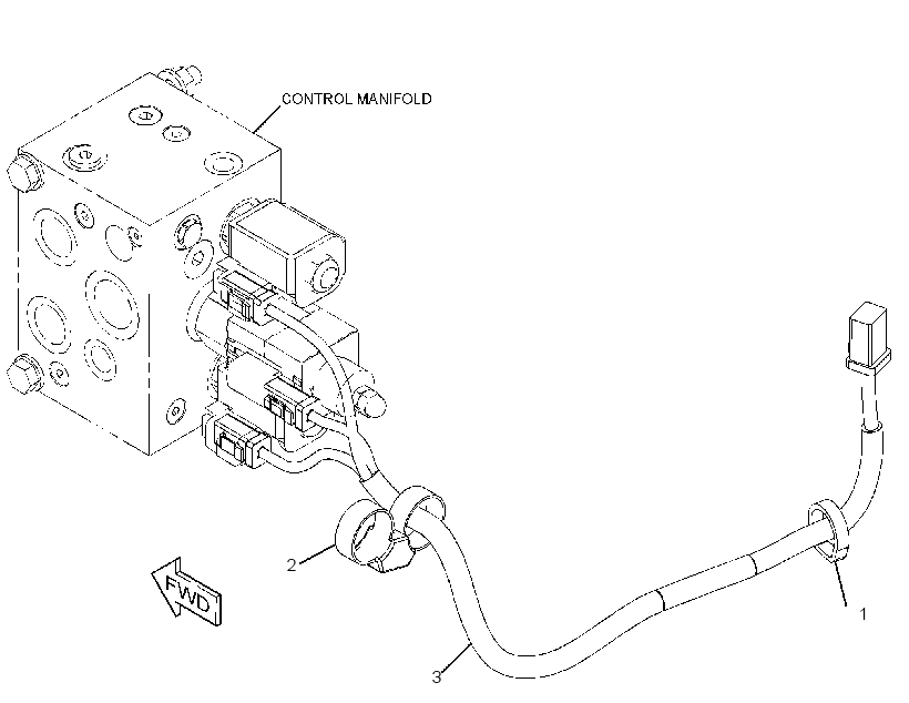 WIRING GP-HARVESTER HEAD 3918239 CAT