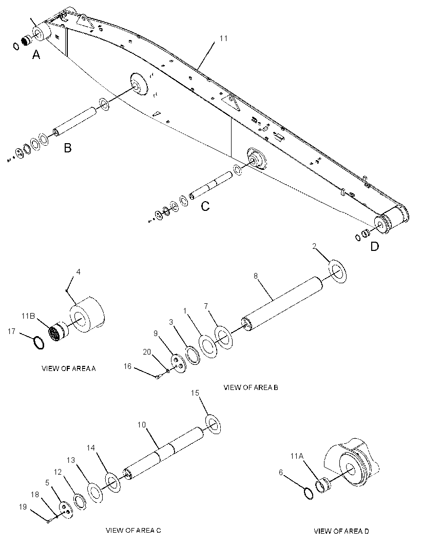 BOOM GP-MATERIAL HANDLING 3403150 CAT