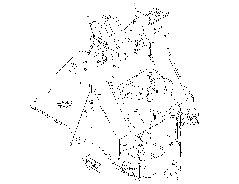 HARDWARE GP-REAR FRAME 3875523 CAT