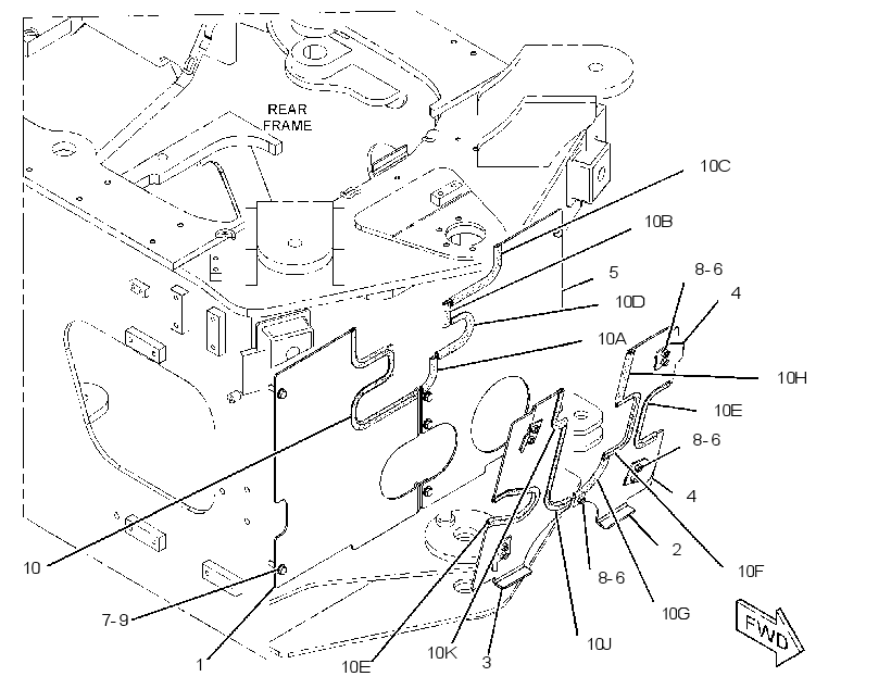 GUARD GP-HITCH & STEERING 3606945 CAT