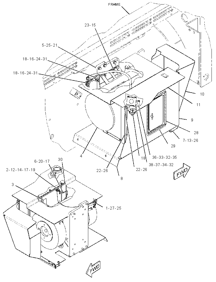 GENERATOR & MTG GP-HYDRAULIC 3464776 CAT