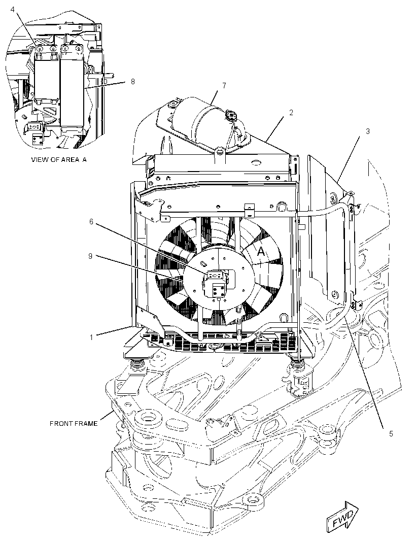 RADIATOR AR 2918739 CAT