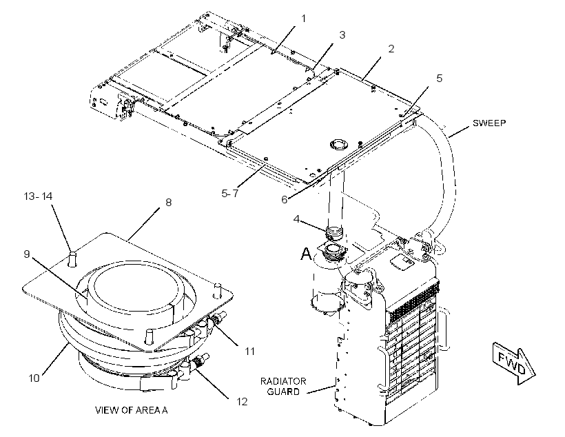 ROOF GP-CAB 2733780 CAT