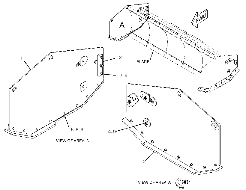 PLATE GP-SIDE 3856381 CAT