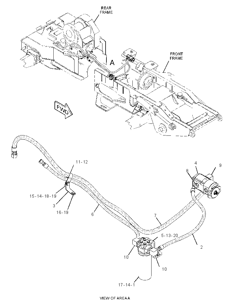 LINES GP-WINCH 3614955 CAT