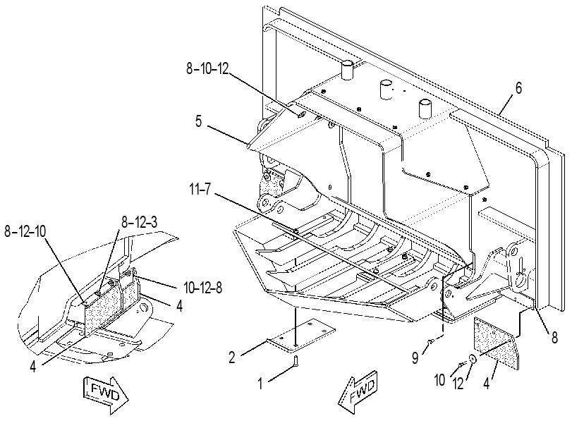 DOOR GP-CHAMBER 3787449 CAT