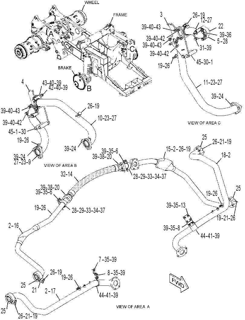LINES GP-BRAKE COOLING 3794935 CAT