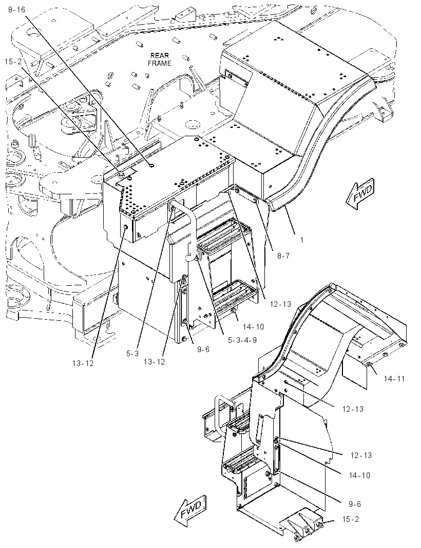 LADDER & WALKWAY GP 3699563 CAT
