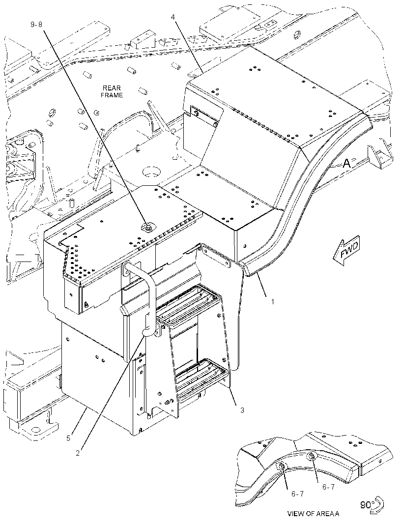 LADDER & WALKWAY GP 3720653 CAT