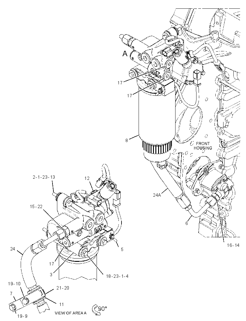 LINES GP-FUEL PRIMING 3522910 CAT