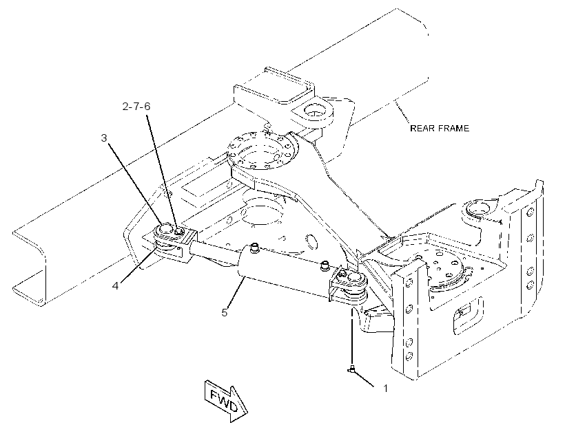 CYLINDER & MTG GP-OFFSET 3502770 CAT