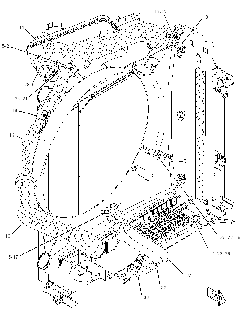 TANK & LINES GP-COOLANT 3547361 CAT