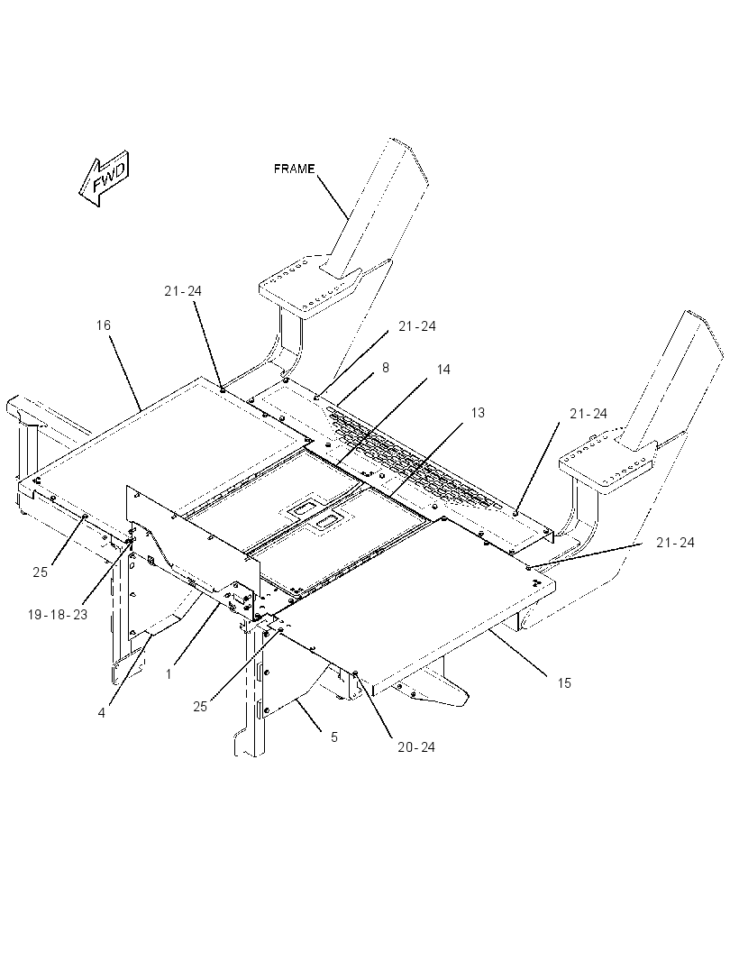 COVER GP-PLATFORM 2316207 CAT