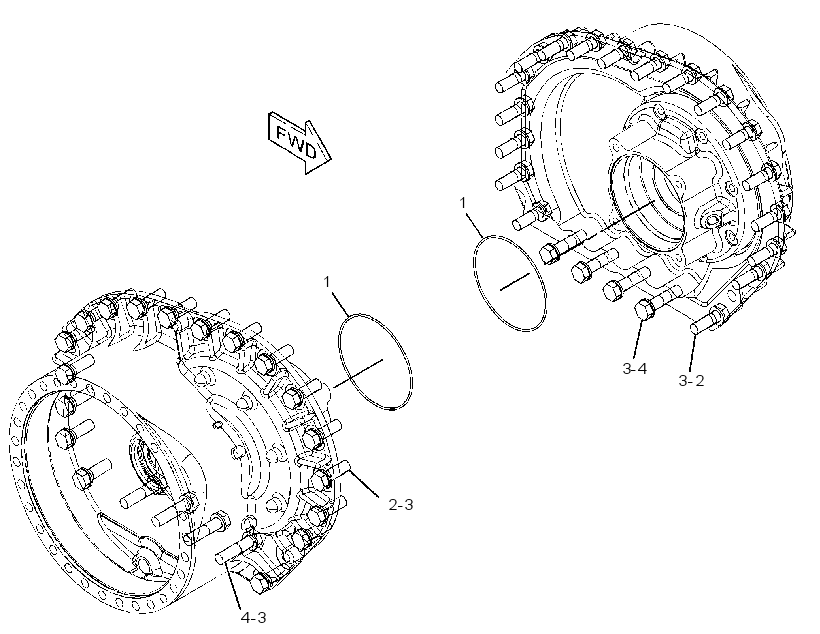 MOUNTING GP-FINAL DRIVE 3590840 CAT