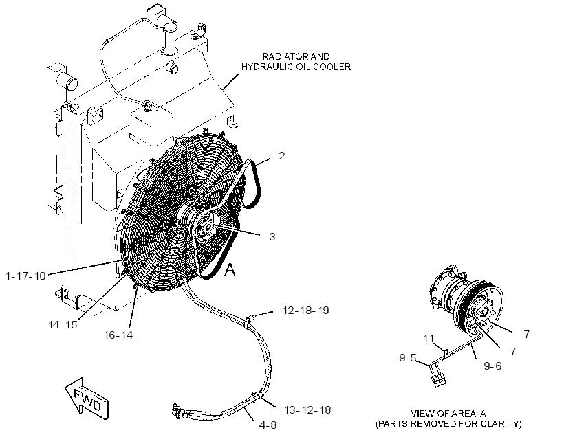 FAN AR-REVERSIBLE 3820654 CAT