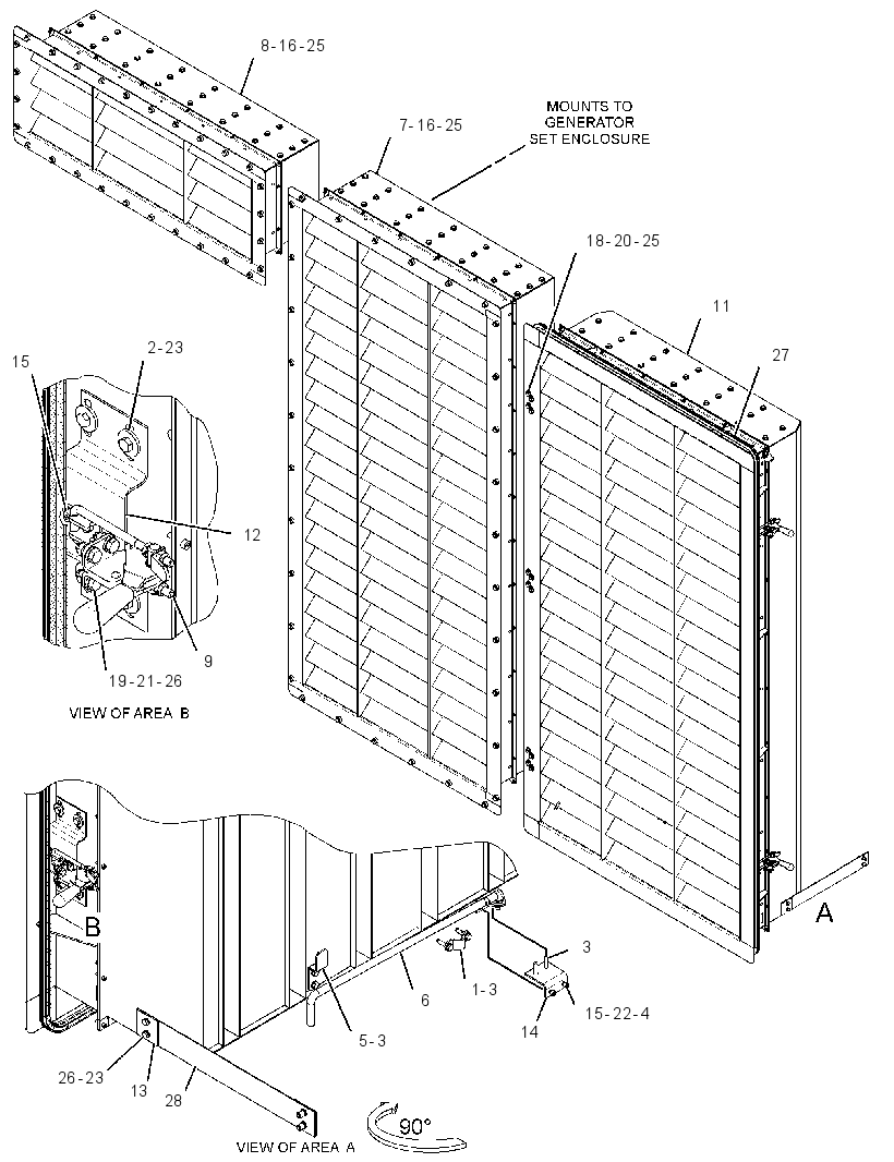 LOUVER GP 3165557 CAT