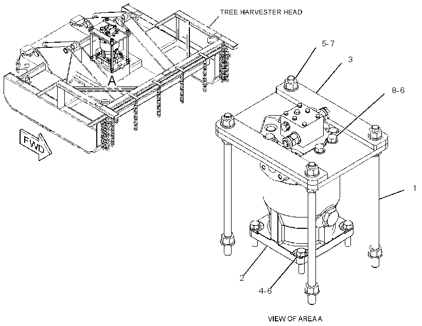MOTOR & MOUNTING GP 3864067 CAT