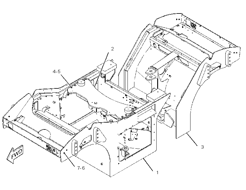 FRAME GP-MAIN 3411996 CAT