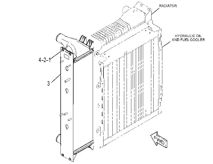 AFTERCOOLER GP 3488898 CAT