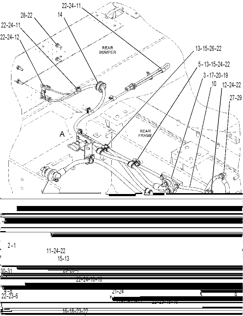 WIRING GP-BUMPER 3447988 CAT