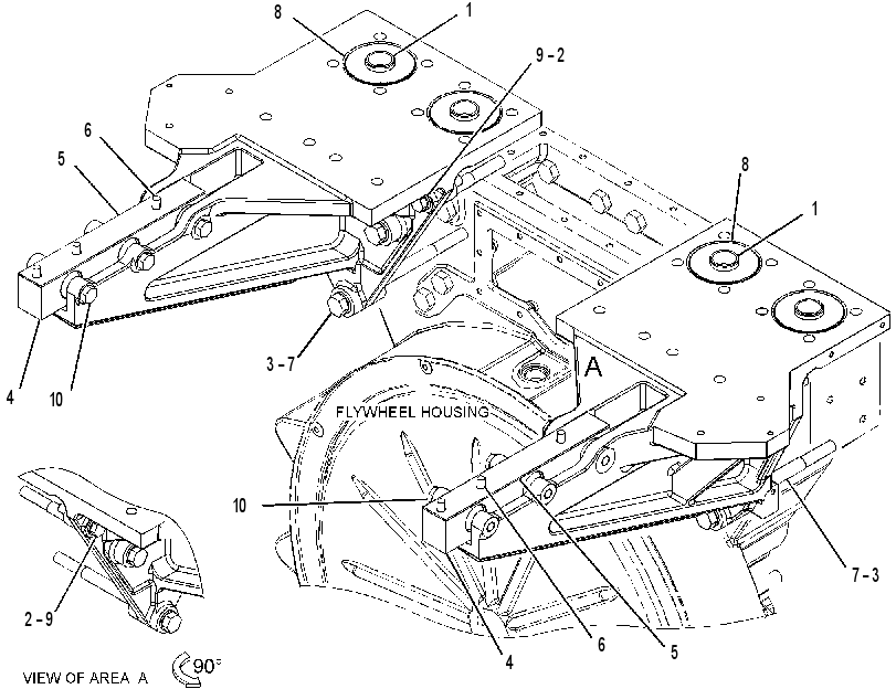 MOUNTING GP-AFTERCOOLER 3737066 CAT