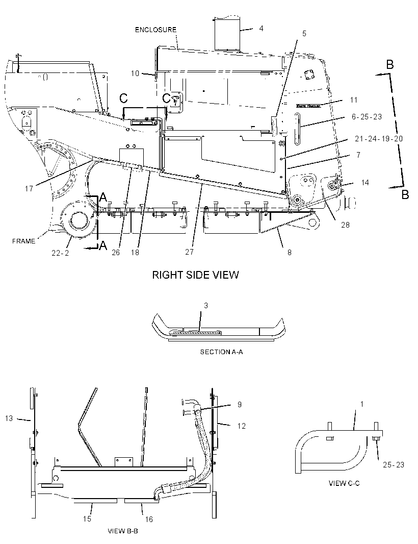 WASTE HANDLING AR 3821401 CAT