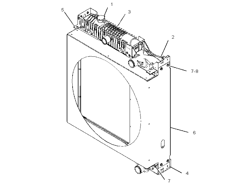 RADIATOR AS 3882378 CAT