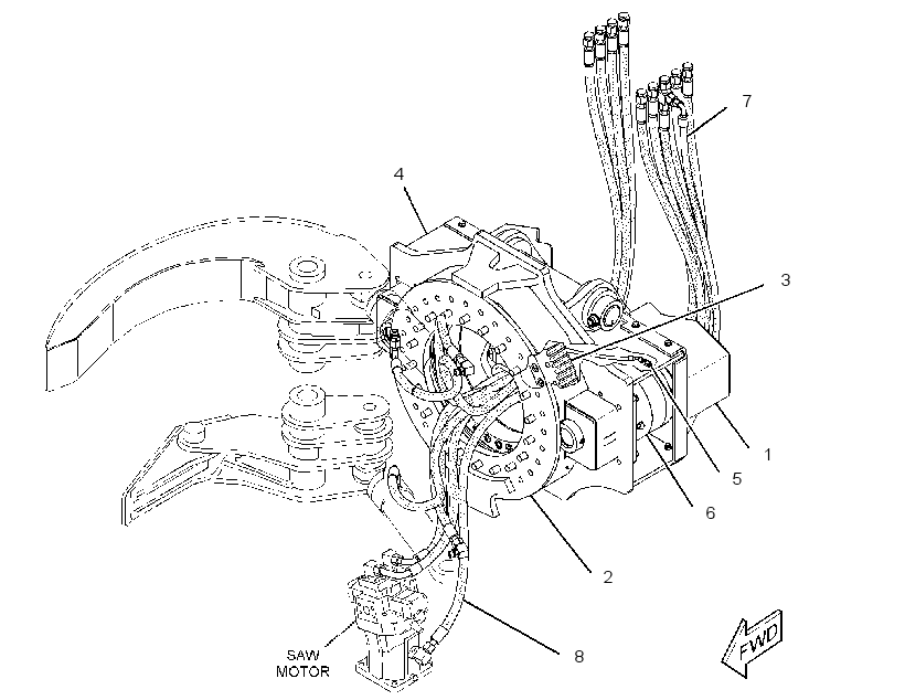 TILT AR-FELLING HEAD 3693550 CAT