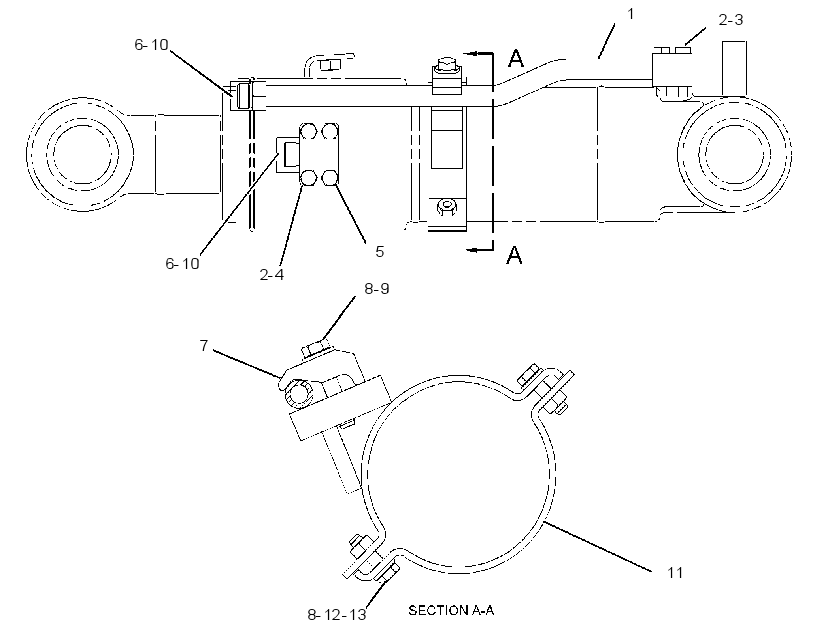 LINES GP-BLADE CYLINDER 3852841 CAT
