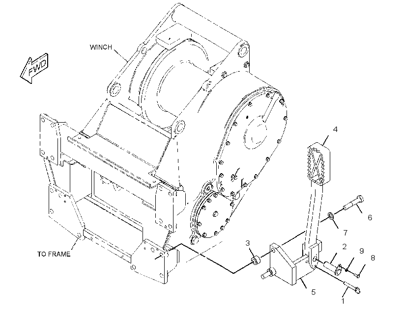 STEP GP-WINCH 3738042 CAT