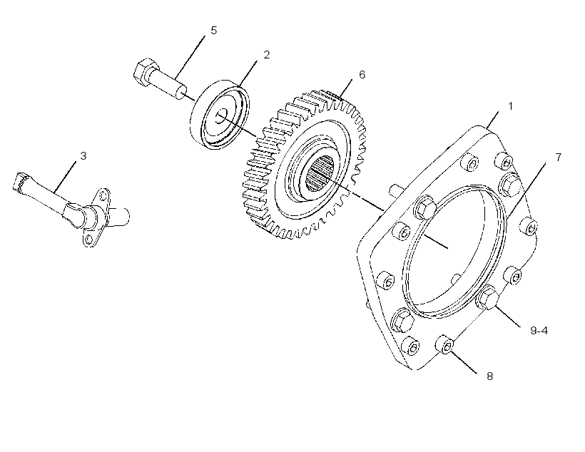 MOUNTING GP-MOTOR 3893349 CAT