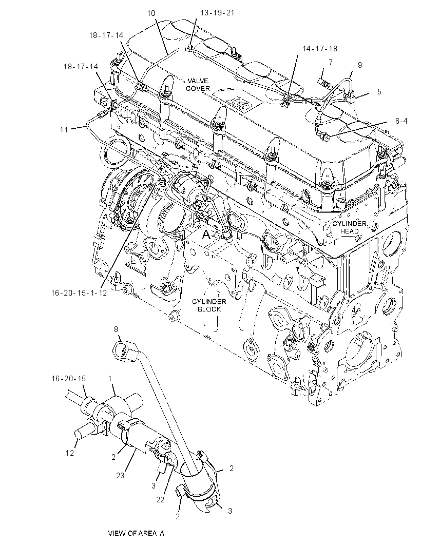 LINES GP-TURBOCHARGER 3772555 CAT