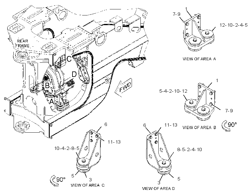 SUPPORT GP-TRANSMISSION 3534138 CAT