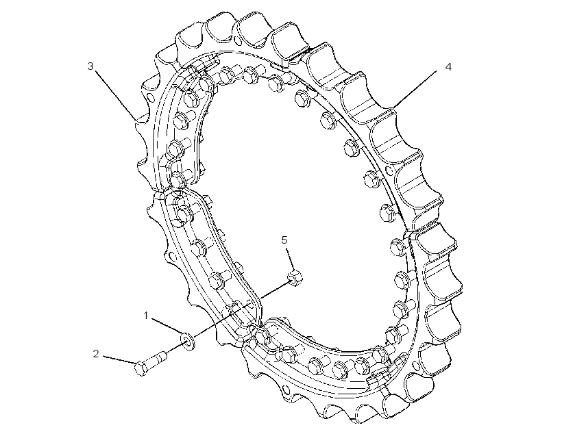 SEGMENT GP-SPROCKET 3633571 CAT