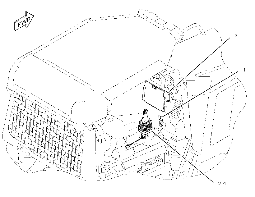 CONTROL GP-IMPLEMENT 3583937 CAT
