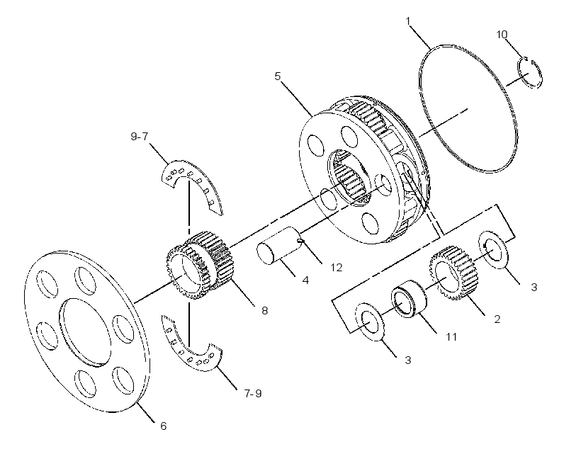 PLANETARY GP-TRANSFER GEAR 3595454 CAT