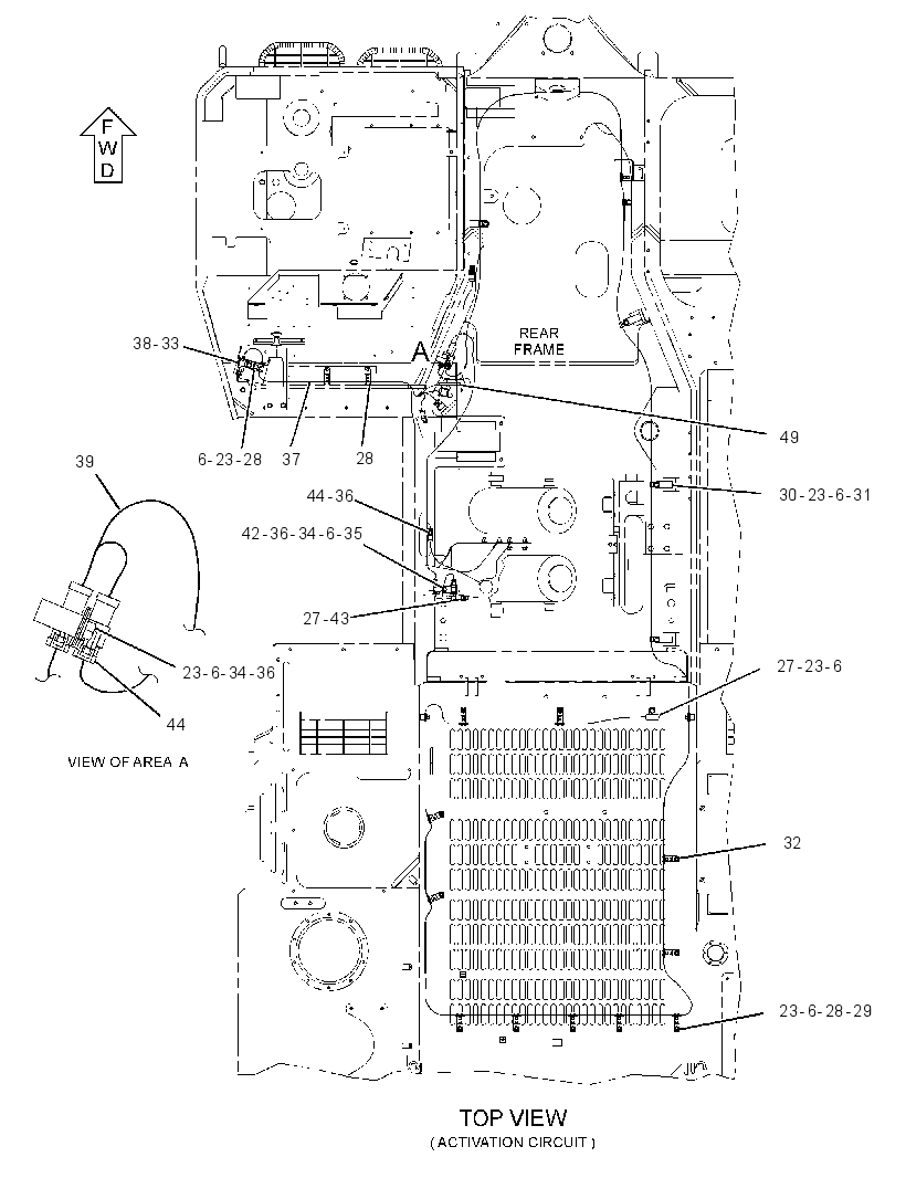 LINES GP-FIRE SUPPRESSION 2239274 CAT