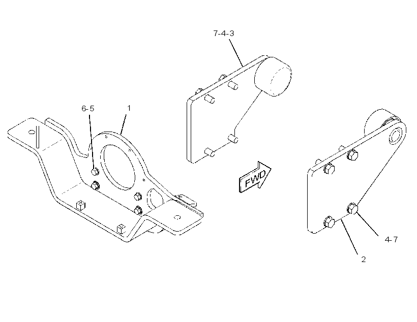 SUPPORT GP-TRANSMISSION 2373998 CAT