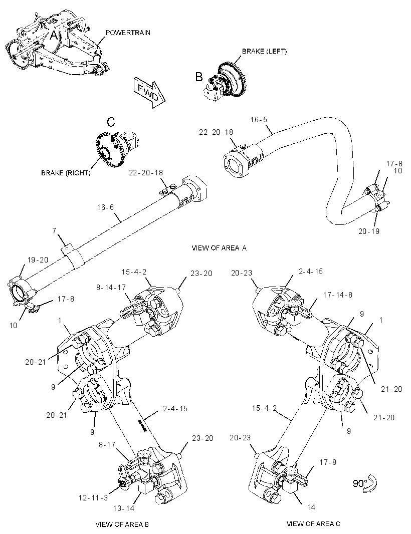 LINES GP-BRAKE COOLING 3874450 CAT