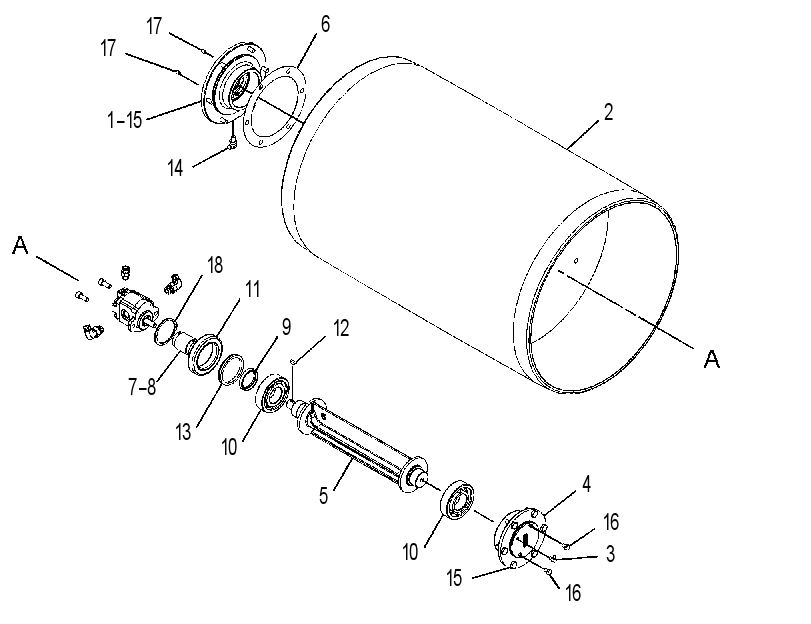 DRUM GP-DRIVE & VIBRATORY 3929191 CAT