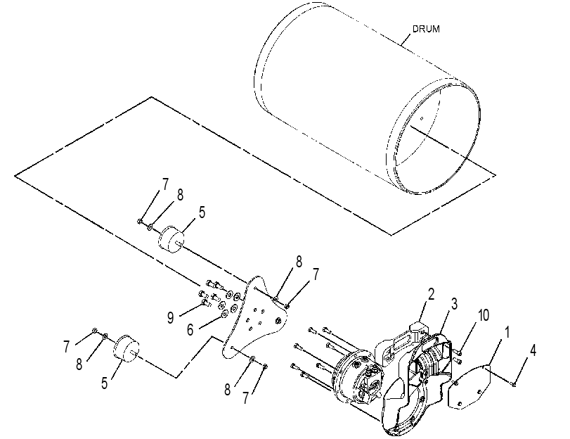 SUPPORT GP-MOTOR 3929206 CAT
