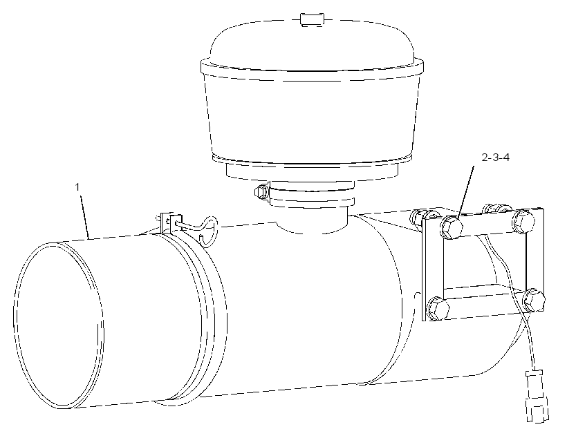 PRESSURIZER & MOUNTING GP 1605593 CAT