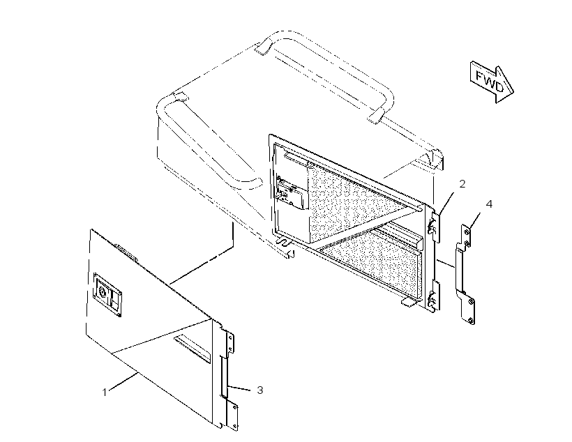DOOR GP-HOOD 2739851 CAT