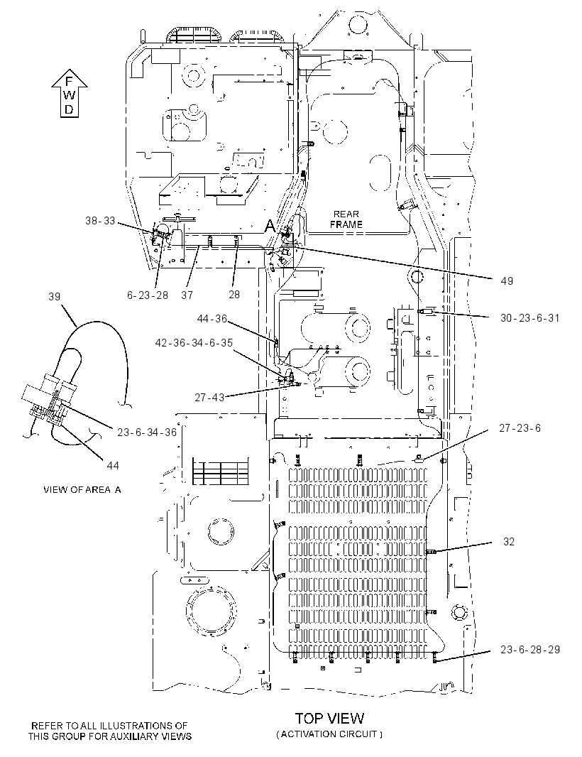 LINES GP-FIRE SUPPRESSION 3320814 CAT