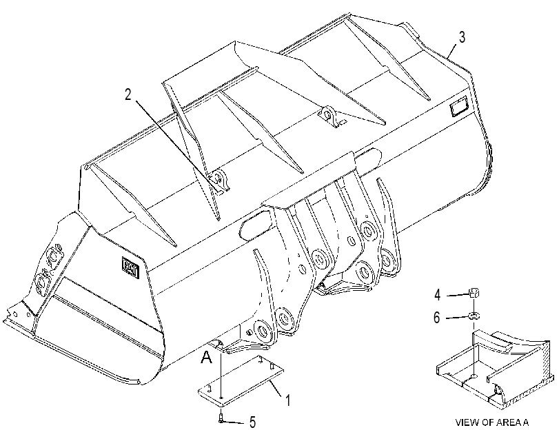 BUCKET GP-HEAVY DUTY ROCK 3883889 CAT